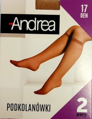 Podkolanówki 17 den Elastil (2 pary)